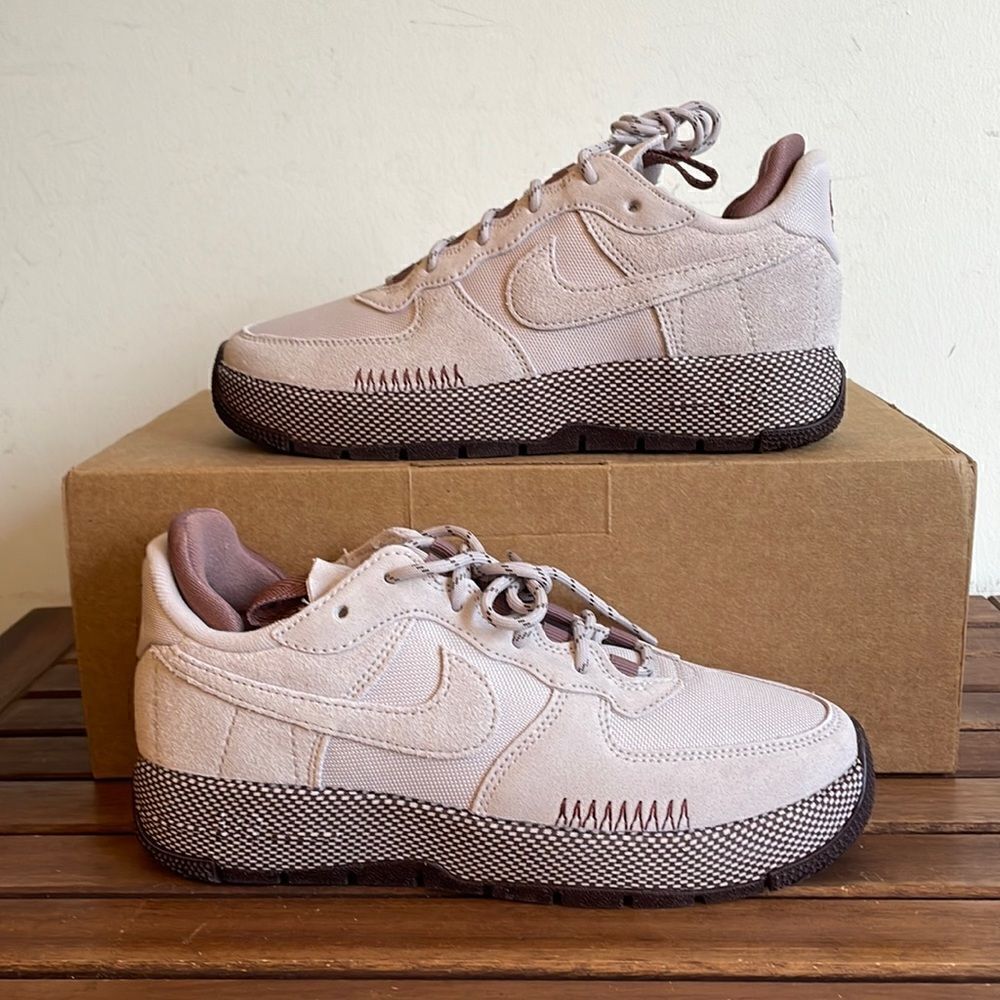 Nike Air Force 1 Wild Platinum Violet USA Women Size 7/UK 4.5/EU 38(FB2348-003) - Picture 1 of 9